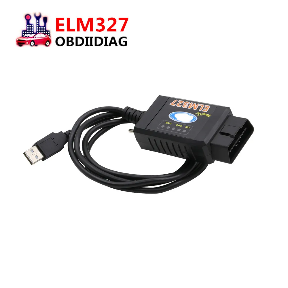 5 шт./лот новейший ELM327 ELM 327 USB FTDI чип с переключателем для F ord HS CAN и MS автомобильный