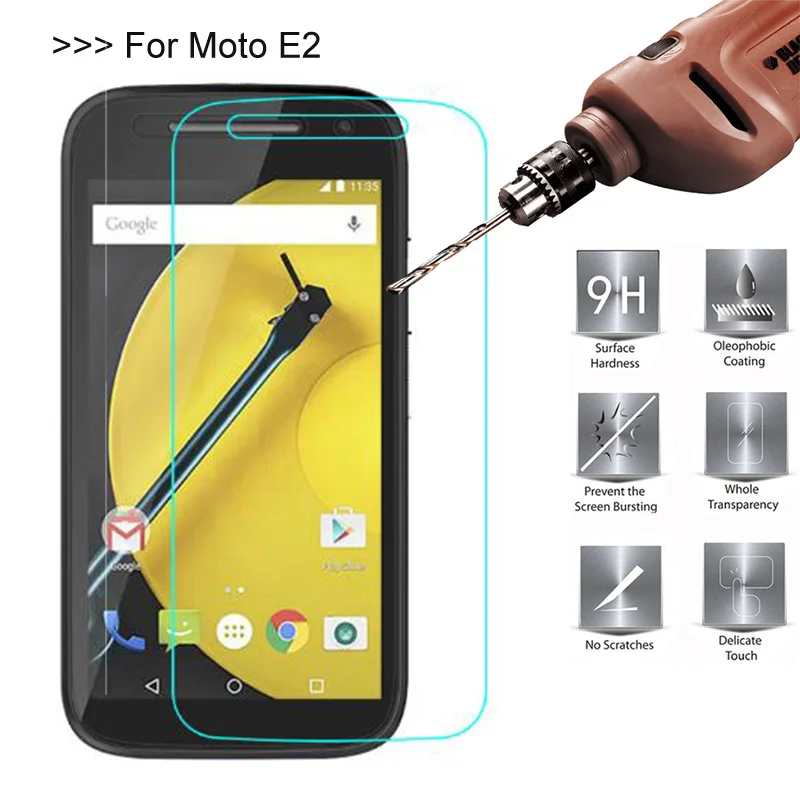 2.5D 9H Премиум Закаленное стекло для Motorola MOTO E2 E 2nd Gen XT1505 XT1524 защитная
