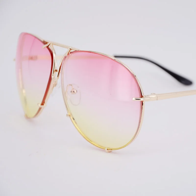 Designer Pilot Sunglasses for Woman and Man Black Women's Fashion Rimless Eye Glasses sale in high quality with case Brown | Аксессуары
