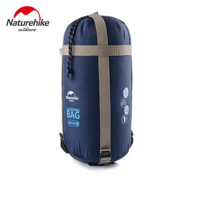 DarkBlue L Naturehike размер 190*75 см/205*85 см Открытый конверт спальный мешок Кемпинг Туризм Весна Осень спальный мешок - Цвет: DarkBlue L