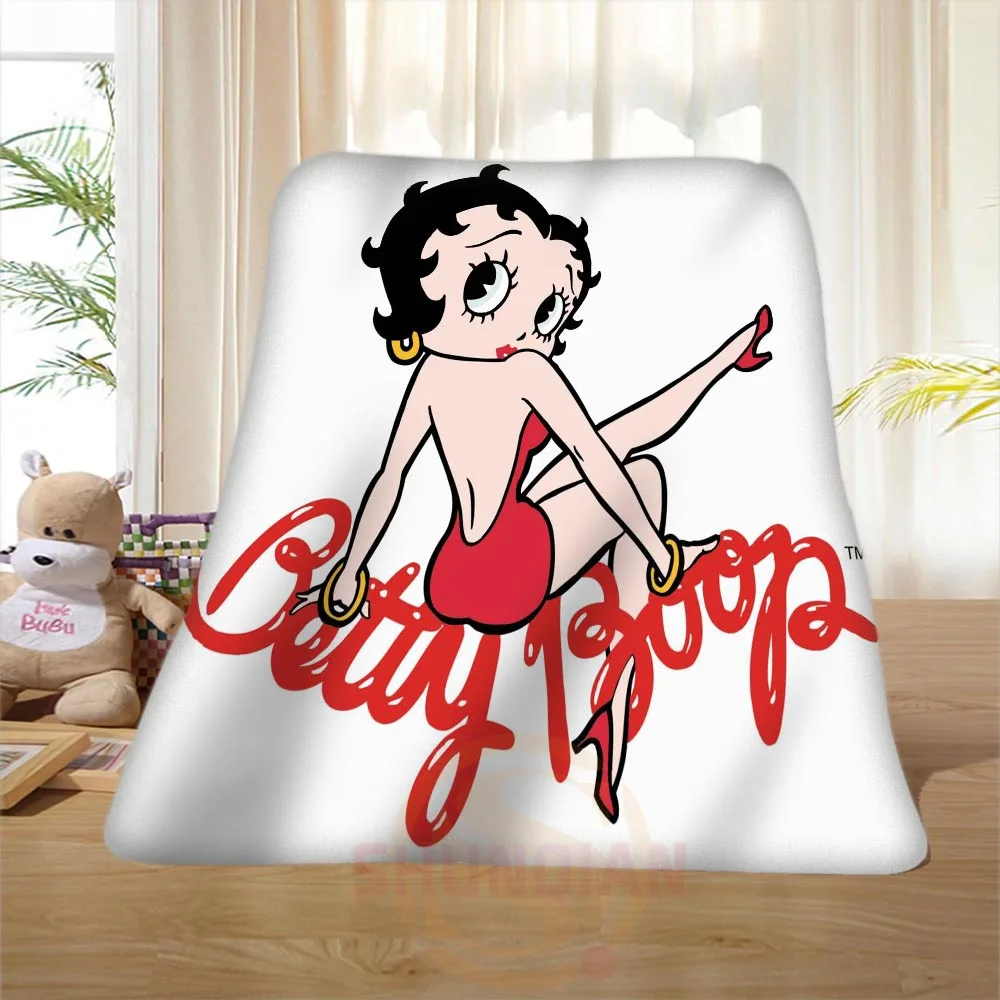 P #3 Пользовательские Betty Boop Украшения Дома Спальня Поставки Мягкое Одеяло размер