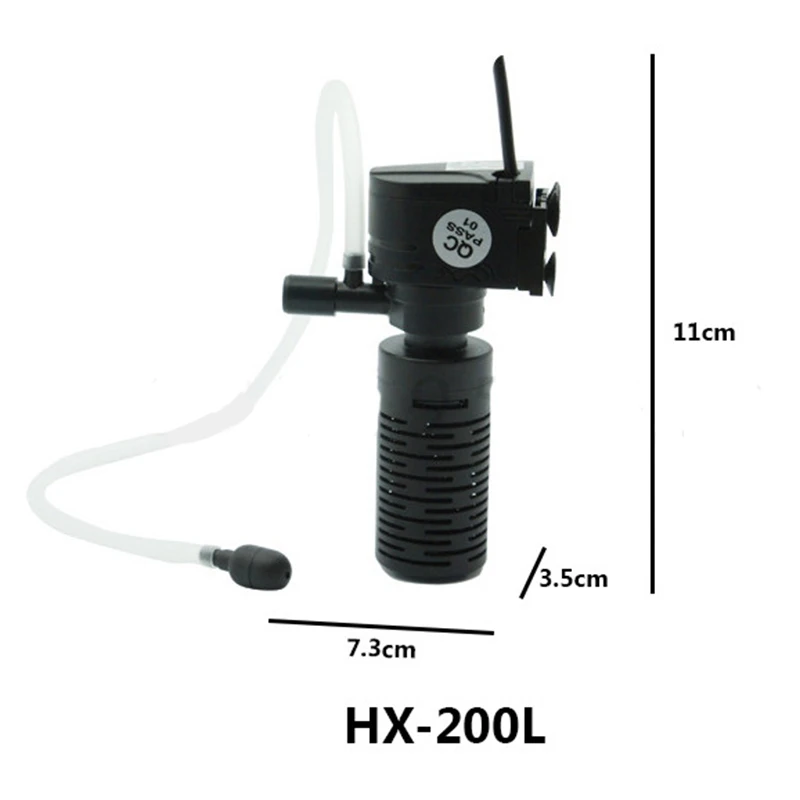 Аквариумный фильтр многофункциональный внутренний ABS воздушный насос скиммер с