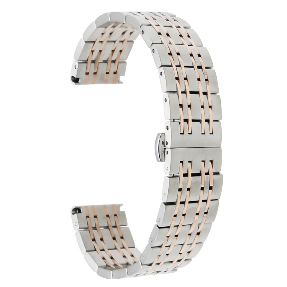 

22mm Stainless Steel Watch Band for Vector Luna / Meridian, for Xiaomi Smartwatch Huami Amazfit Strap Wrist Belt Bracelet