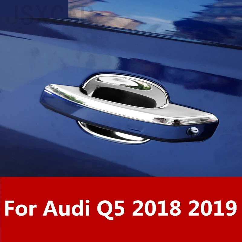 Наклейка на дверную ручку в форме автомобиля аксессуары для Audi Q5 2018 2019 |