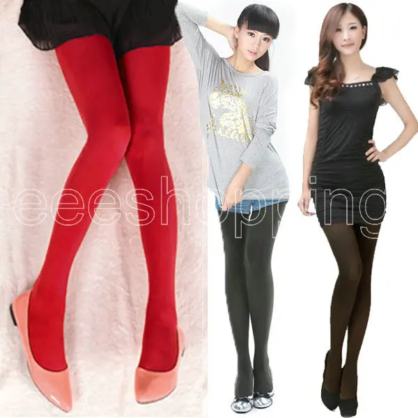 100D яркие цвета сексуальные женские колготки весна-осень тонкие ноги чистый шелк