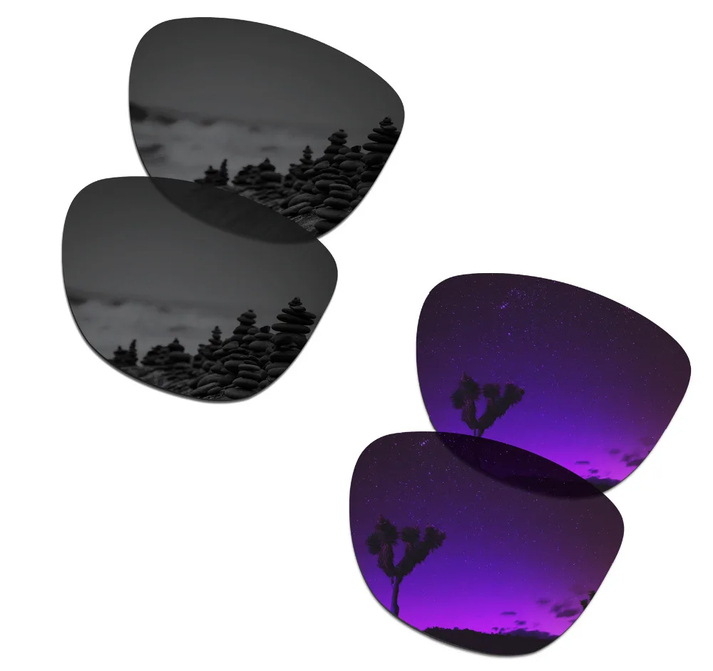 2 пары поляризованных солнцезащитных очков SmartVLT Сменные линзы для Oakley Frogskins Stealth