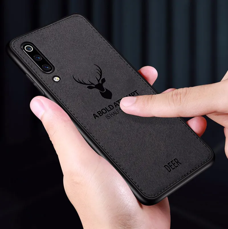 Роскошный Прочный ТПУ чехол для Xiaomi mi 9 9SE 8 A1 A2 Lite 5X 6X Red mi 6A 6 Pro Red mi Примечание iPhone 7 6 Plus 5 iPad Pro Ткань задняя крышка с отделкой поверхности в стиле "Олень в виде ракушки