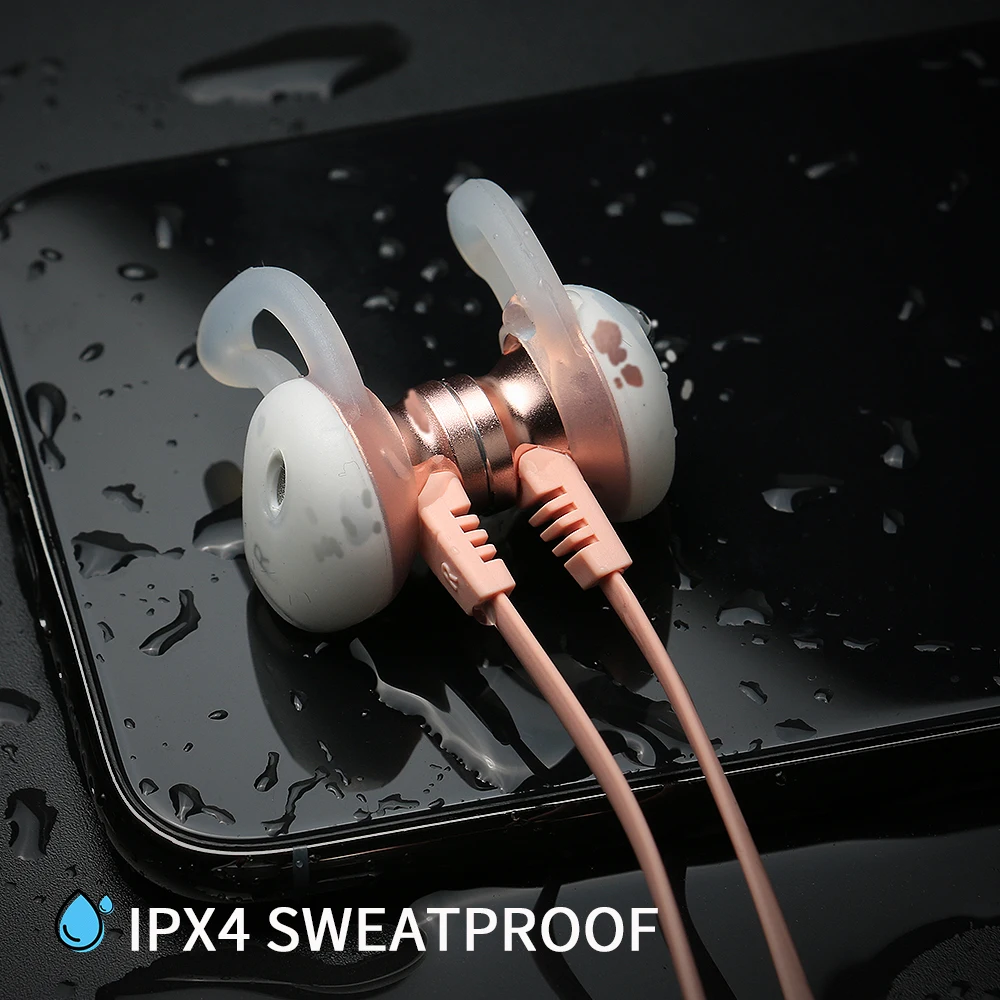 Langsdom Спортивные Беспроводные Bluetooth наушники для телефона бас с микрофоном