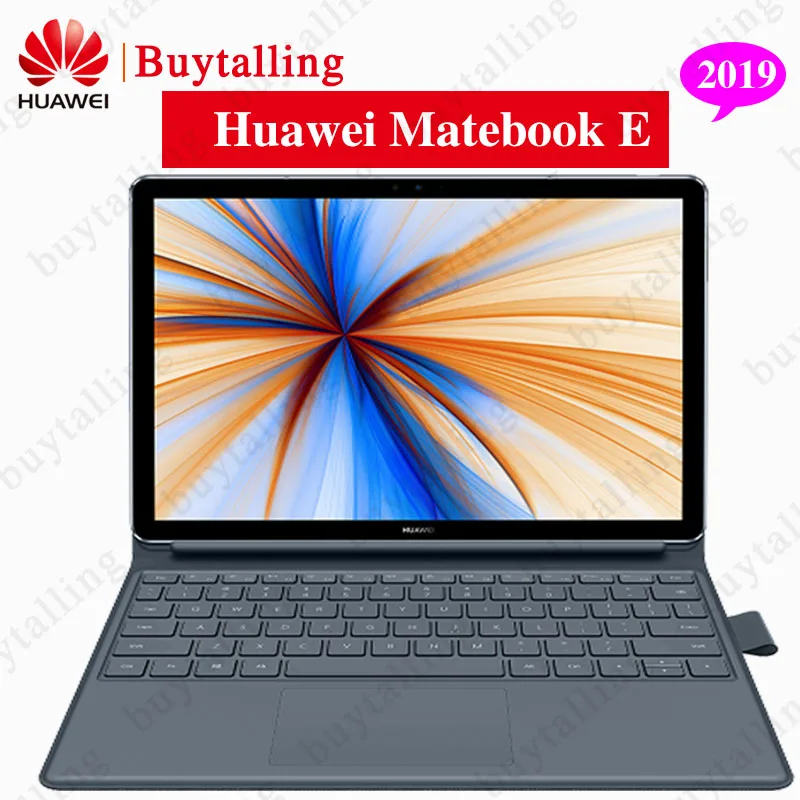 Официальный ноутбук HUAWEI MateBook E 4G LTE 12 дюймов Восьмиядерный экран 2160x1440 пикселей Поддержка OTG отпечатков пальцев ноутбук