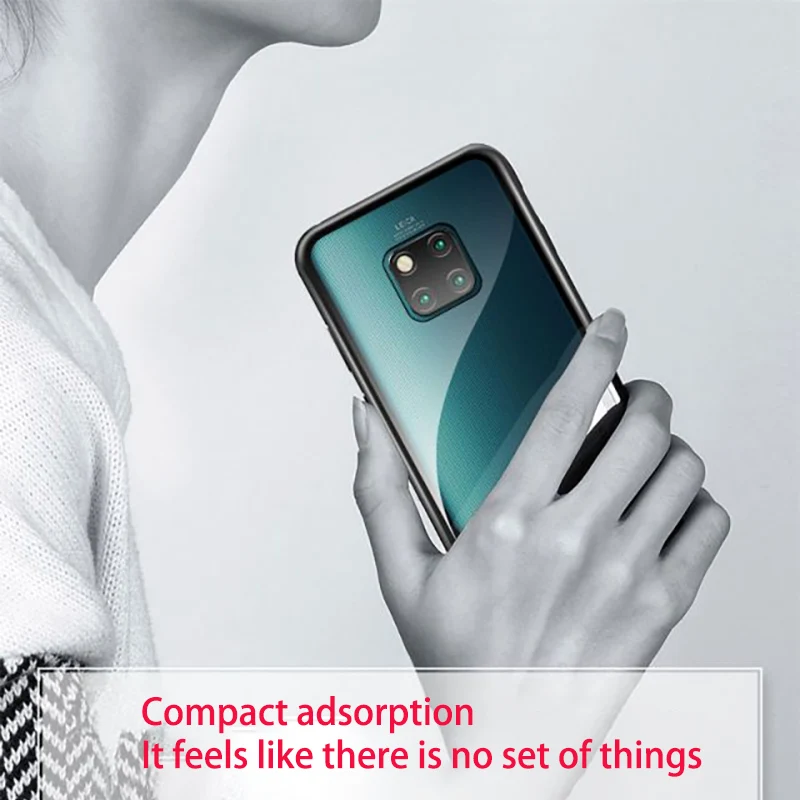 Magnetic Adsorption metal Case For Huawei Honor 8x P30 20 10 Pro lite Nova 3 4 Y6 Y7 Y9 2019 Mate pro magnet Cover |