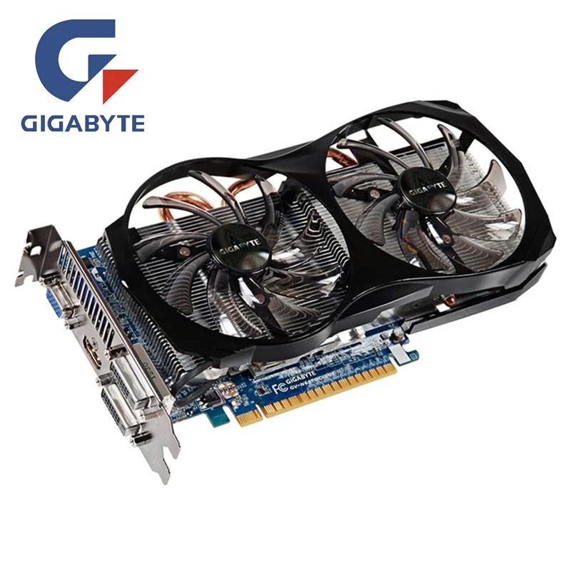 Видеокарта GIGABYTE Geforce GTX 660 2 Гб 192Bit GDDR5 графические карты GPU карта памяти оригинал