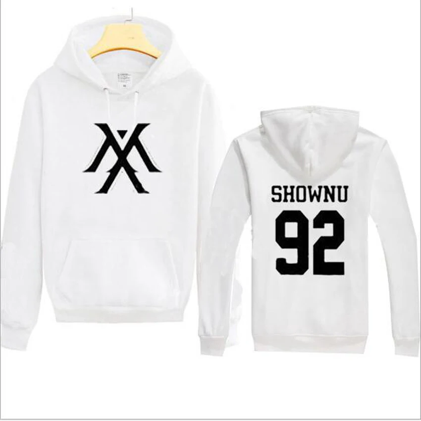 Толстовки Kpop Monsta X для мужчин и женщин Толстовка Harajuku K-pop Wonho YOOKIHYUN I.M jooheon с длинным