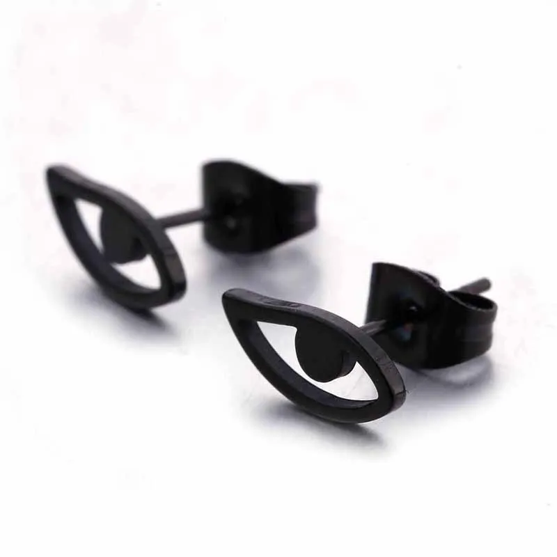 1 пара женские серьги-гвоздики в форме глаза | Украшения и аксессуары