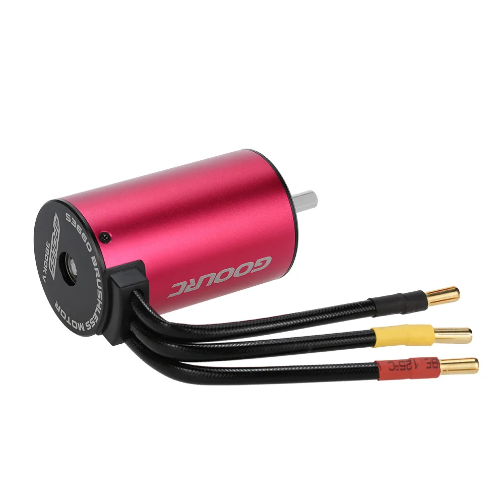 Оригинальный 4 полюсный бесщеточный двигатель GoolRC S3660 3800KV для 1/8 1/10 RC Car Truck|motor