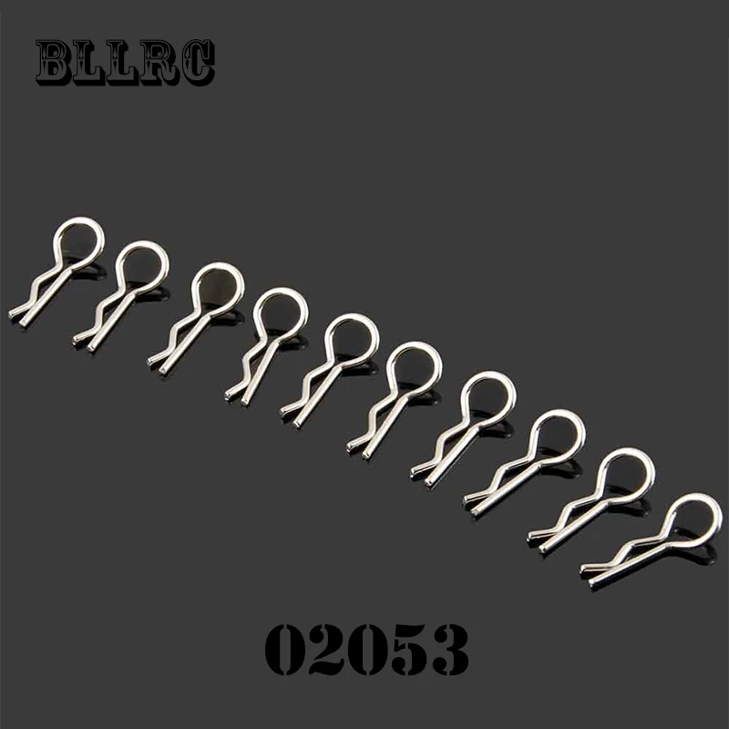 RC Car 10pcs Stainless Steel Body Clips Pins For Redcat Racing HPI Himoto HSP 02053 1/10 1/8 Shell Truck Buggy Toys | Игрушки и хобби