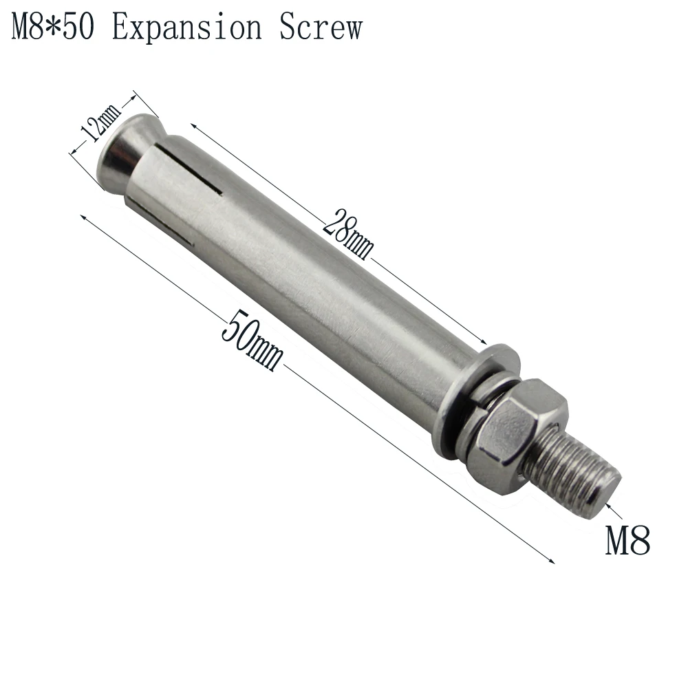 M8 нержавеющий морской расширительный болт винт анкер внешний шестигранный
