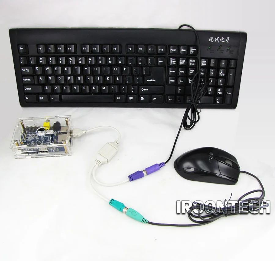 USB к PS/2 кабель клавиатуры и Мышь конвертер адаптер кабеля для Raspberry PI 3 модель B PI3 PI2