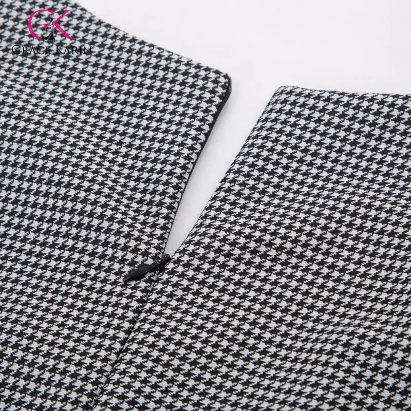 Женское клетчатое винтажное платье карандаш вечерние облегающие платья без