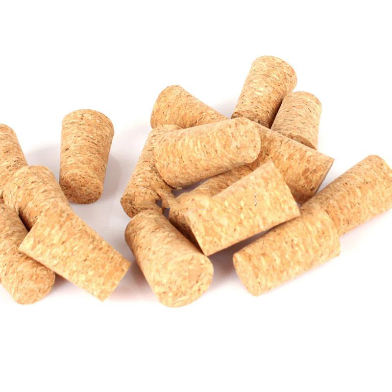 Dollarkey Economic for Benefit New Unused Straight Natural Tapered Round Cork Plugs Wine Corks Stopper rising stars |