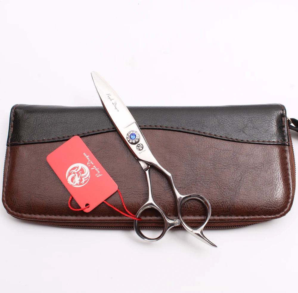 6&quot 17cm Japan 440C Purple Dragon Scissors For A Hairstyle Cutting Shears Willow Leaf -D Professional Hairdressing Z1022 | Красота и