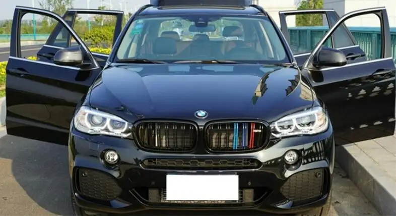 ABS Chrome автомобилей сетки переднего бампера решетка Вокруг Фальш Гонки Грили