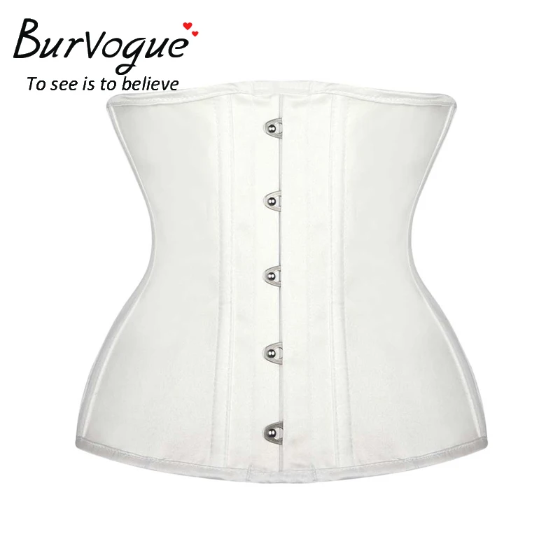 Burvogue женские сексуальные корсеты и бюстье талия Cincher 12 стальных костей для