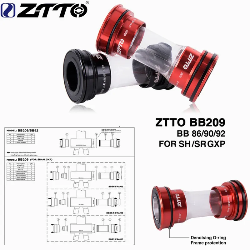 Горячая Распродажа ZTTO BB209 BB92 BB90 BB86 пресс подходит для нижней скобы шоссейного