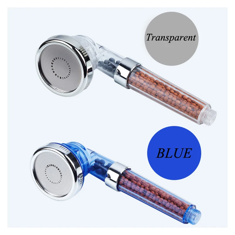 Насадка для душа с отрицательными ионами три шестерни ручной душ функцией