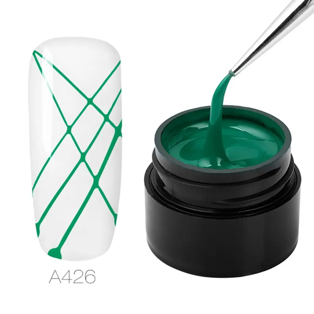 A426 ROSALIND Spider Gel Nail Polish DIY Web Painting Creative Nail Art Line Drawing Paint Nail Gel Pulling Silk Spider Gel Lacquer - Цвет: A426