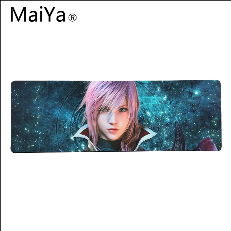Lock Edge 30x80cm Maiya одежда высшего качества FINAL FANTASY DIY дизайн узор Коврик для игровой мыши Большой Мышь Pad клавиатуры коврики - Цвет: Lock Edge 30x80cm