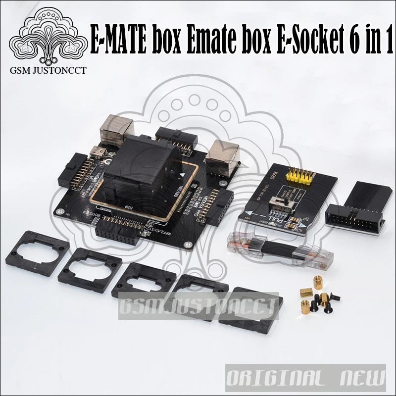 E MATE box Emate Socket 6 в 1 без сварки BGA169E BGA162 BGA221 поддержка EASYJTAG PLUS ATF GPG EMMC BOX|easyjtag| |