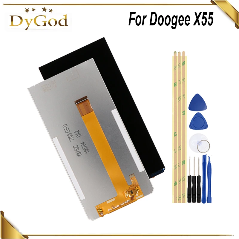 ЖК-дисплей DyGod Для Doogee X55 экран 5 дюйма дигитайзер в сборе замена Аксессуары для