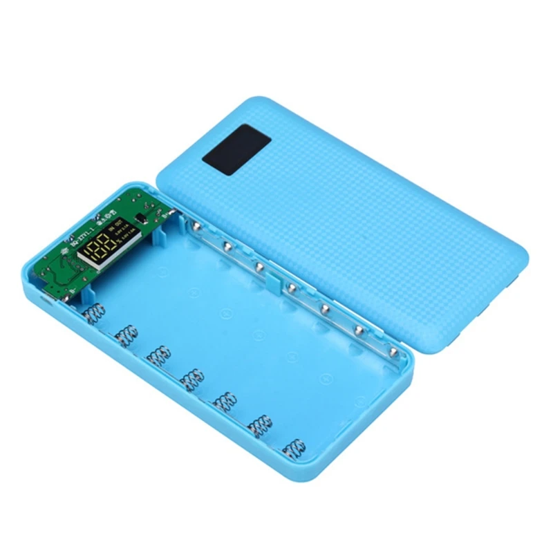 3 USB PowerBank Box 7*18650 (без батареи) DIY зарядное устройство с ЖК дисплеем 5 в корпус Powerbank