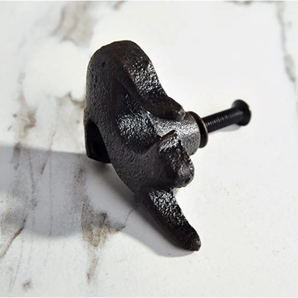 Черный чугун шкаф винный ящик ручка|Ручки шкафа| |