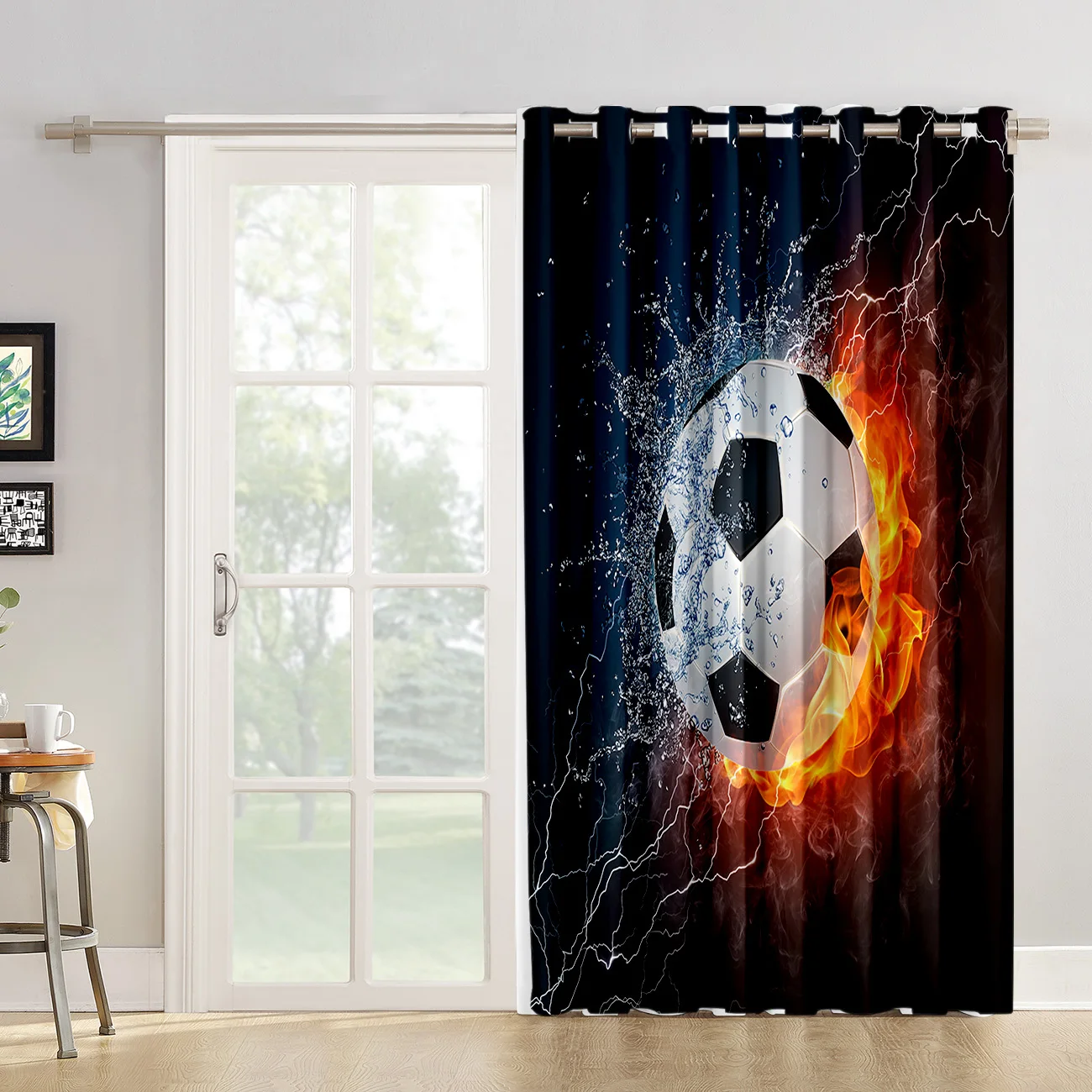 3D оконные шторы для гостиной, спальни, кухни, Cortinas Para Sala De Estar