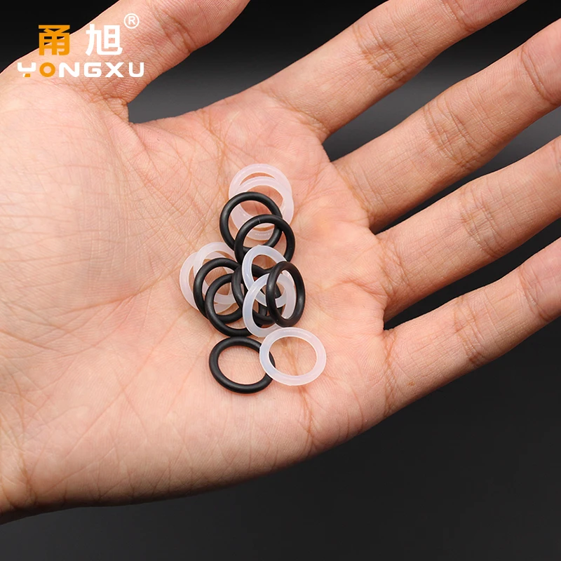 20pcs M3 M4 M5 M6 M7 M8 M9 M10 White Silicon Black NBR O-ring Seals Screw Washer Rubber Gasket Ring Assortment Gaskets |
