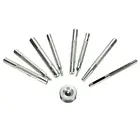 Набор инструментов для фиксации, 9 шт., набор инструментов для шитья, кожаное ремесло, кнопка для фиксации, пресс-основа