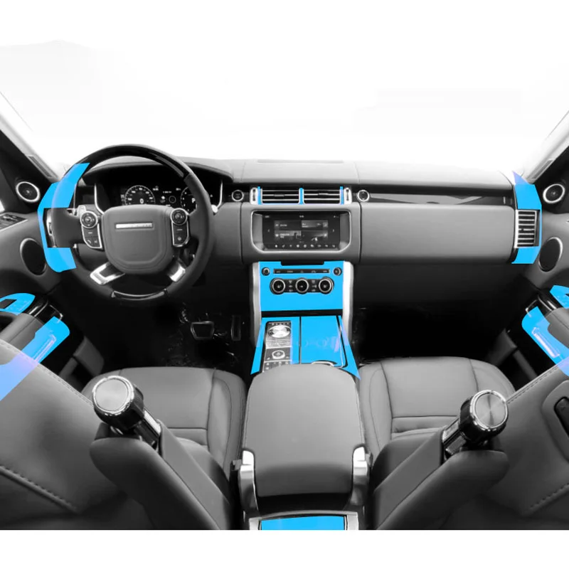 Наклейка для Range Rover Sport прозрачная рекламная пленка из ТПУ наклейки range rover