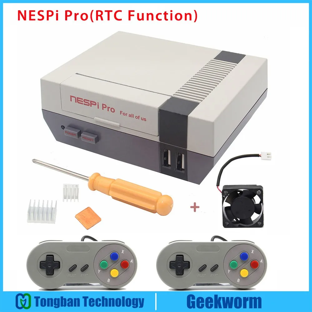 Новый чехол NESPi Pro w/RTC NES FS Стильный с вентилятором и радиаторами + 2