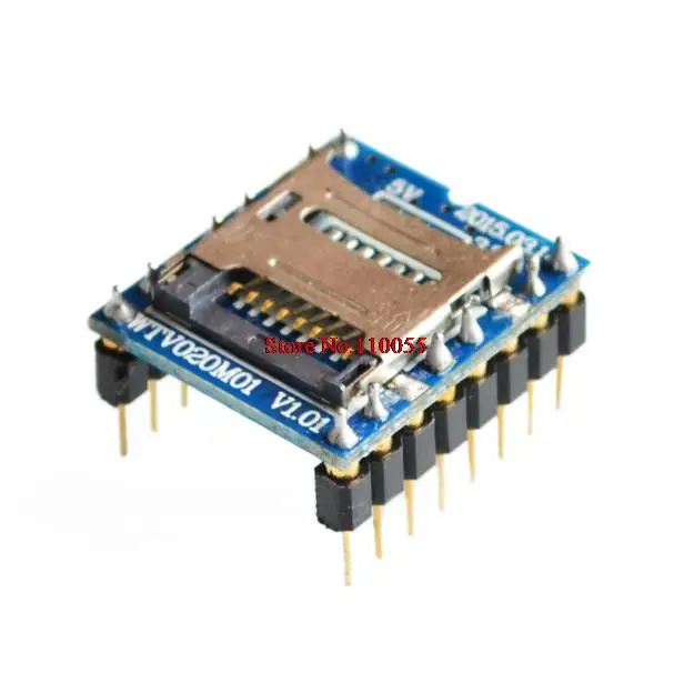 【SIMPLE ROBOT】 WTV020 SD WTV020SD 20SS мини карты MP3 звуковой модуль для PIC 2560 UNO R3 16P wav|sound module|sd card