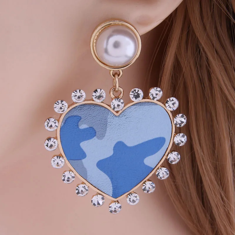 Серьги-подвески NeeFu WoFu Яркие Кожаные серьги из цинкового сплава Длинные