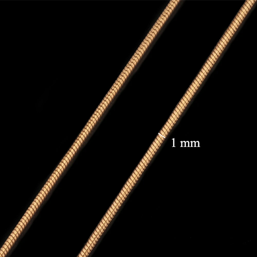 100 шт. лидер продаж оптовая продажа 1 мм желтое золото модные мужские и женские