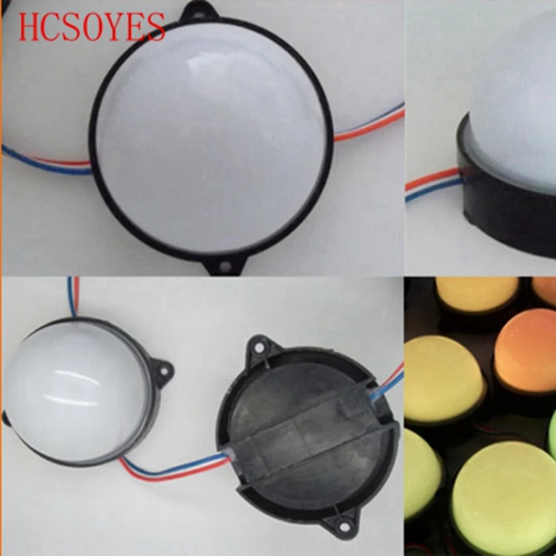 Hcsoyes 20 шт./лот DC12V WS2811 30 мм Рассеянный светодиод модуль пикселей Full Цвет 3