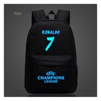 7 bag ronaldo backpacking night flash hand edition outdoor sports canvas backpacking big capacity luminous breathable bag