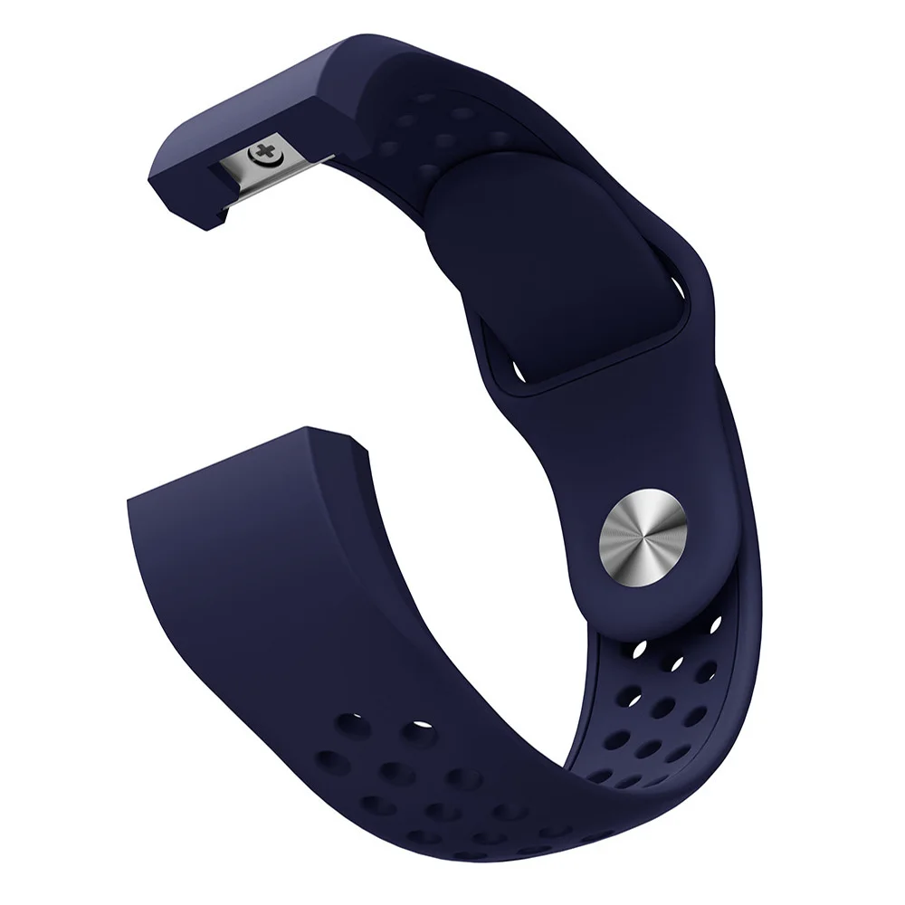 Силиконовый ремешок браслет для Fitbit Charge 2 сменный резиновый часов дышащие