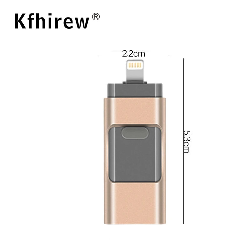 USB флеш-накопитель для iPhone X/8/7/7 Plus/6/6s/5/SE/ipad 3 в 1 флешка карта памяти 16 Гб 32 ГБ 64 128 usb 2