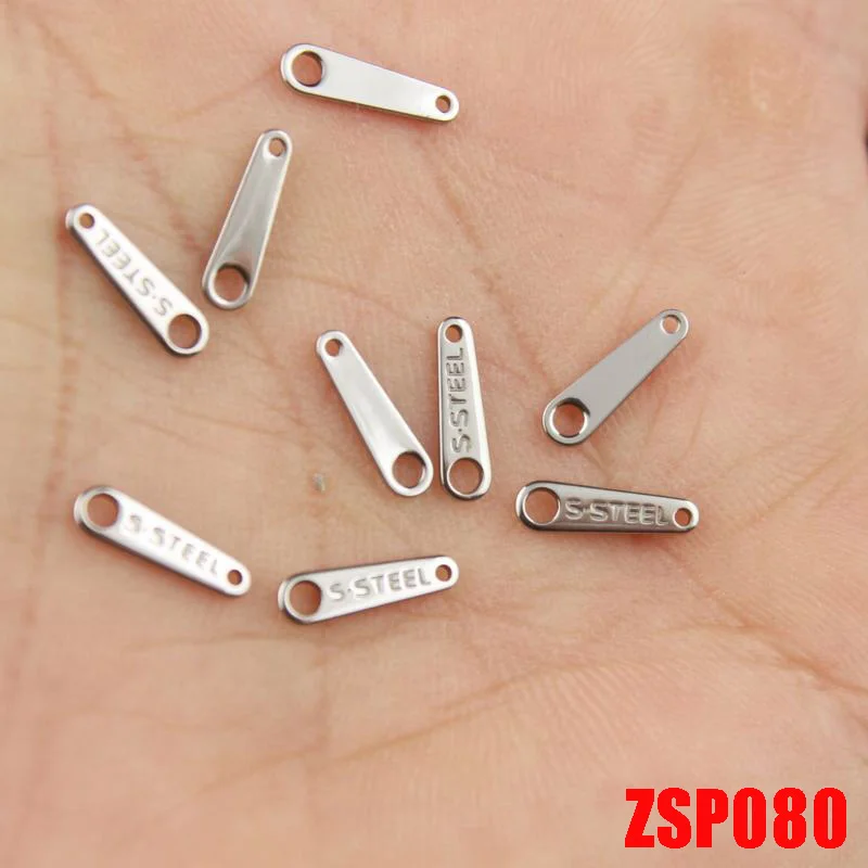 Односторонняя бирка S.STEEL для ожерелья браслета ювелирных изделий ZSP080|lot lot|pendant