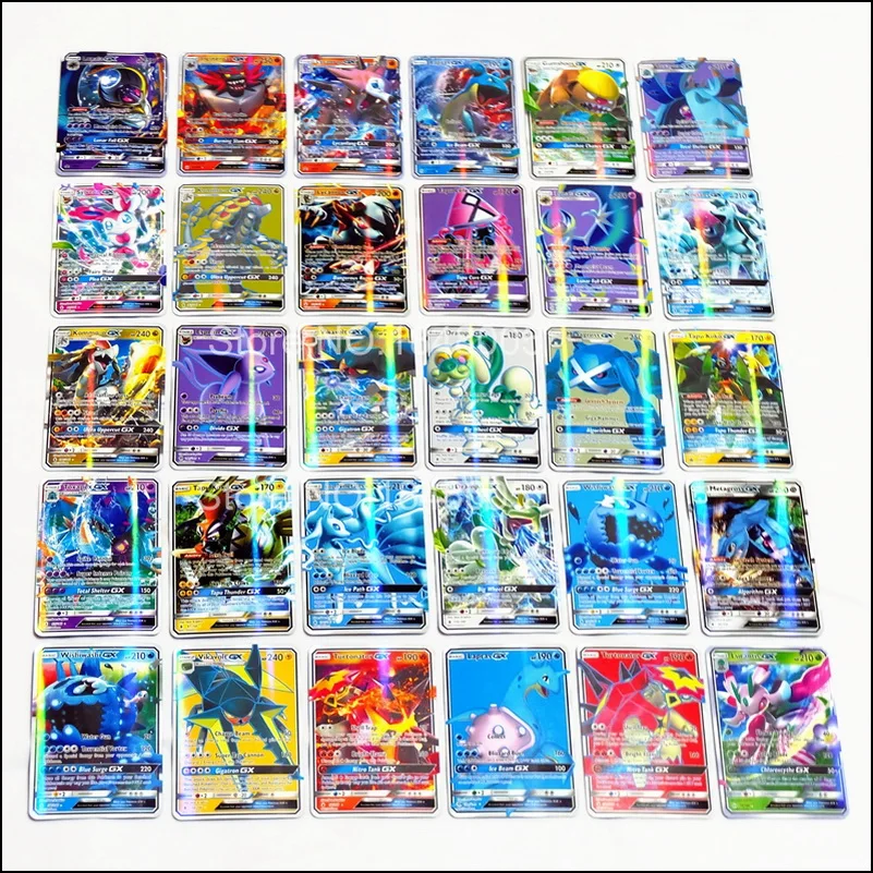 100/200/324 шт EX GX усилительный насос Мега Покет игры pokemones карты торговые карты игра коллекция карт английская версия битвы Carte детские игрушки