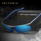 Солнцезащитные очки VEITHDIA Мужские поляризационные, брендовые дизайнерские солнечные очки с оригинальной коробкой, 6589