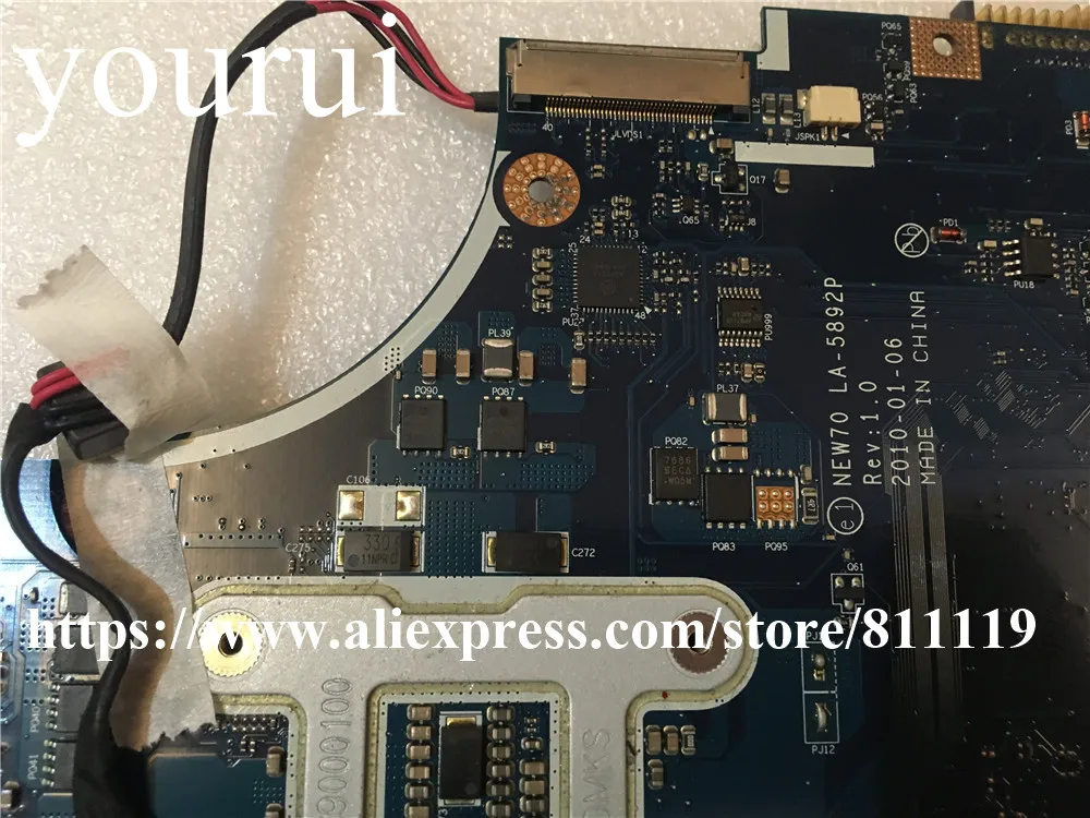 LA-5892P MBTZ902001 MB.TZ902.001 для материнской платы ноутбука ACER 5741 протестирована HM55 DDR3 |